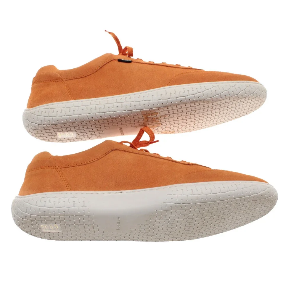 Piloti NWD Shift Lace Up Driving Shoes Size 13 US in Orange Suede